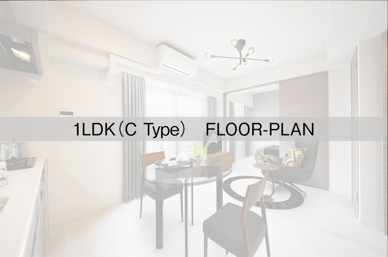 1LDK（C Type）FLOOR-PLAN